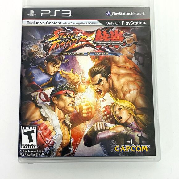 Street Fighter X Tekken Sony PS3 Capcom Fighting Game Complete CIB Playstation 3 - Picture 1 of 4